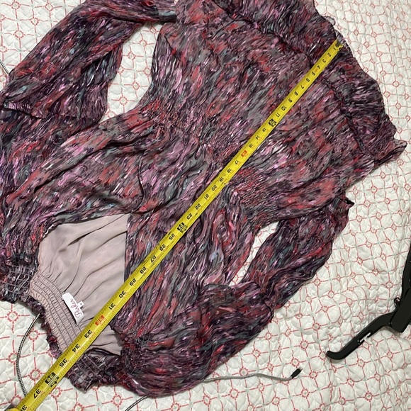 Parker silk full sleeve Bohemian ruffled dress - Picture 11 of 11